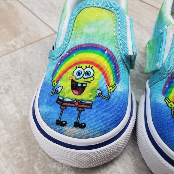 Vans X SpongeBob Slip On Velcro Imaginaaat… - Picture 2 of 13
